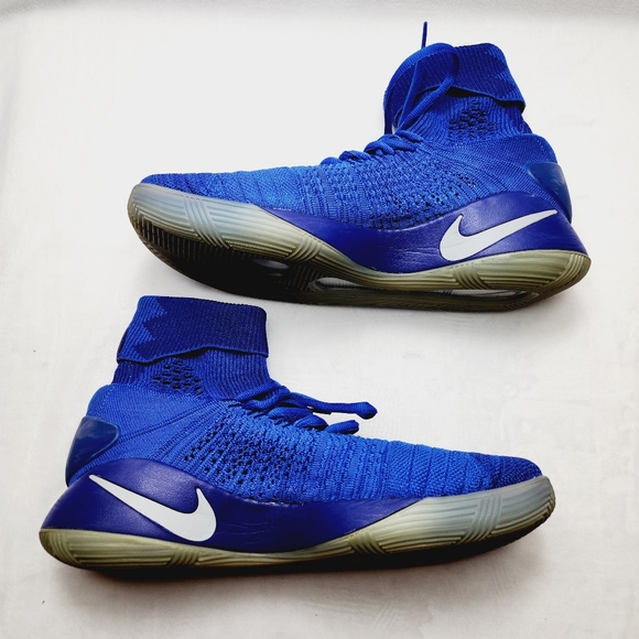 NIKE hyperdunk 2016 flyknit blue sneakers - Picture 4 of 7